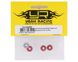 4mm Aluminium Wheel Flange Lock Nut 4pcs For RC Car Red